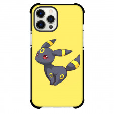 Pokemon Umbreon Phone Case For iPhone Samsung Galaxy Pixel OnePlus Vivo Xiaomi Asus Sony Motorola Nokia - Umbreon Yellow Background