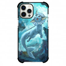 Pokemon Vaporeon Phone Case For iPhone Samsung Galaxy Pixel OnePlus Vivo Xiaomi Asus Sony Motorola Nokia - Vaporeon Flying Painting Art