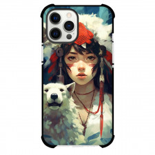 Princess Mononoke Case For iPhone Samsung Galaxy Pixel OnePlus Vivo Xiaomi Asus Sony Motorola Nokia - San And Moro Portrait Art