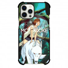 Princess Mononoke Case For iPhone Samsung Galaxy Pixel OnePlus Vivo Xiaomi Asus Sony Motorola Nokia - Princess Mononoke San Sitting On Moro Poster