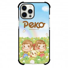 Peko and Poko Case For iPhone Samsung Galaxy Pixel OnePlus Vivo Xiaomi Asus Sony Motorola Nokia - Characters in the Middle of Flower Garden Portrait