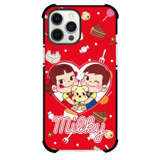 Peko and Poko Case For iPhone Samsung Galaxy Pixel OnePlus Vivo Xiaomi Asus Sony Motorola Nokia - Heart Frame with Desserts Pattern Art