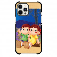 Peko and Poko Case For iPhone Samsung Galaxy Pixel OnePlus Vivo Xiaomi Asus Sony Motorola Nokia - Peko and Poko Sitting on a Tree Trunk Portrait