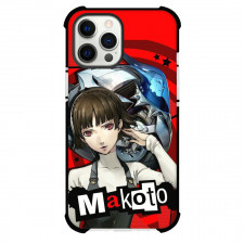 Persona 5 Makoto Niijima Case For iPhone Samsung Galaxy Pixel OnePlus Vivo Xiaomi Asus Sony Motorola Nokia - Makoto Niijima Motorbike Background