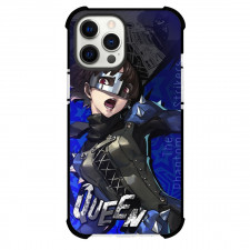 Persona 5 Makoto Niijima Case For iPhone Samsung Galaxy Pixel OnePlus Vivo Xiaomi Asus Sony Motorola Nokia - Makoto Niijima Queen Blue Background
