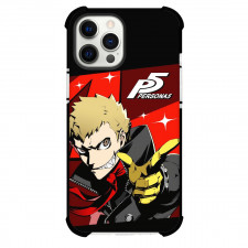 Persona 5 Ryuji Sakamoto Case For iPhone Samsung Galaxy Pixel OnePlus Vivo Xiaomi Asus Sony Motorola Nokia - Ryuji Sakamoto Pointing Red Background