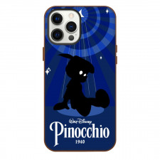 Pinocchio Case For iPhone Samsung Galaxy Pixel OnePlus Vivo Xiaomi Asus Sony Motorola Nokia - 1940 Poster In Blue Background