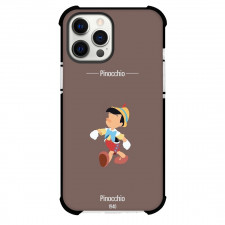 Pinocchio Case For iPhone Samsung Galaxy Pixel OnePlus Vivo Xiaomi Asus Sony Motorola Nokia - Walking Portrait Vector Art