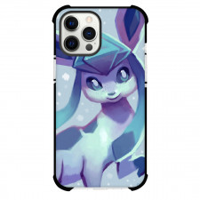 Pokemon Glaceon Phone Case For iPhone and Samsung Galaxy Devices - Glaceon Side Portrait Graphic Art