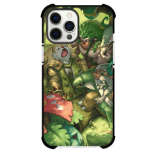 Pokemon Phone Case For iPhone and Samsung Galaxy Devices - Grass Element Chilling