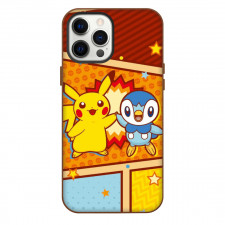 Pokemon Phone Case For iPhone and Samsung Galaxy Devices - Pikachu And Pilpup Comic Art