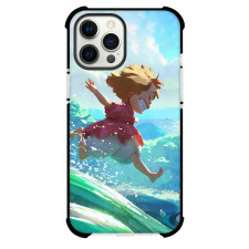 Ponyo Case For iPhone Samsung Galaxy Pixel OnePlus Vivo Xiaomi Asus Sony Motorola Nokia - Jumping Over The Water Poster