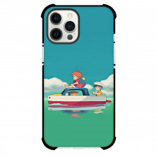 Ponyo Case For iPhone Samsung Galaxy Pixel OnePlus Vivo Xiaomi Asus Sony Motorola Nokia - Ponyo And Sosuke On Boat Poster
