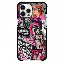 Pop Art Pattern Case For iPhone Samsung Galaxy Pixel OnePlus Vivo Xiaomi Asus Sony Motorola Nokia - A Vampires Love Pink Bats