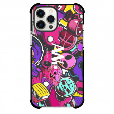 Pop Art Pattern Case For iPhone Samsung Galaxy Pixel OnePlus Vivo Xiaomi Asus Sony Motorola Nokia - Acme No Taste Pink Purple Colors