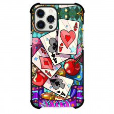 Pop Art Pattern Case For iPhone Samsung Galaxy Pixel OnePlus Vivo Xiaomi Asus Sony Motorola Nokia - Four Aces Dice and Cherries