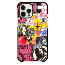 Pop Art Pattern Case For iPhone Samsung Galaxy Pixel OnePlus Vivo Xiaomi Asus Sony Motorola Nokia - Hysteric Glamour Pink Background