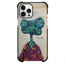 Pop Art Pattern Case For iPhone Samsung Galaxy Pixel OnePlus Vivo Xiaomi Asus Sony Motorola Nokia - Iguana Eyes Out Wearing Floral Polo
