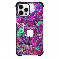 Pop Art Pattern Case For iPhone Samsung Galaxy Pixel OnePlus Vivo Xiaomi Asus Sony Motorola Nokia - Magician Man Entering Door Portal Pink and Purple Hue