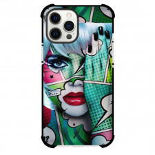Pop Art Pattern Case For iPhone Samsung Galaxy Pixel OnePlus Vivo Xiaomi Asus Sony Motorola Nokia - Monica Nowak Art One Eye Closed