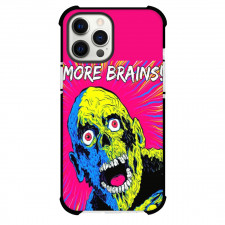 Pop Art Pattern Case For iPhone Samsung Galaxy Pixel OnePlus Vivo Xiaomi Asus Sony Motorola Nokia - More Brains Zombie Pink Background