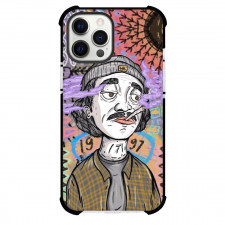 Pop Art Pattern Case For iPhone Samsung Galaxy Pixel OnePlus Vivo Xiaomi Asus Sony Motorola Nokia - Mushtache Man Smoking in 1997