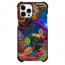 Pop Art Pattern Case For iPhone Samsung Galaxy Pixel OnePlus Vivo Xiaomi Asus Sony Motorola Nokia - Oh Baby Sneakers with Wings