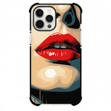Pop Art Pattern Case For iPhone Samsung Galaxy Pixel OnePlus Vivo Xiaomi Asus Sony Motorola Nokia - Red Lips Vector Art