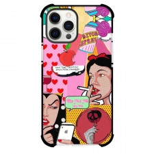 Pop Art Pattern Case For iPhone Samsung Galaxy Pixel OnePlus Vivo Xiaomi Asus Sony Motorola Nokia - Snow White Cigarette Smoking