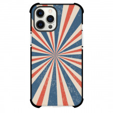 Pop Art Pattern Case For iPhone Samsung Galaxy Pixel OnePlus Vivo Xiaomi Asus Sony Motorola Nokia - Sunburst Vintage Blue Red White