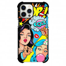 Pop Art Pattern Case For iPhone Samsung Galaxy Pixel OnePlus Vivo Xiaomi Asus Sony Motorola Nokia - Two Women Poop Cool