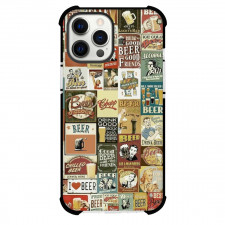Pop Art Pattern Case For iPhone Samsung Galaxy Pixel OnePlus Vivo Xiaomi Asus Sony Motorola Nokia - Vintage Beer Signages Collage