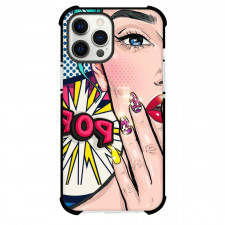 Pop Art Pattern Case For iPhone Samsung Galaxy Pixel OnePlus Vivo Xiaomi Asus Sony Motorola Nokia - Woman Shocked Pop Expression