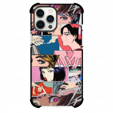 Pop Art Pattern Case For iPhone Samsung Galaxy Pixel OnePlus Vivo Xiaomi Asus Sony Motorola Nokia - Women Eyes Comic Art Collage