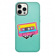 Pop Art Pattern Case For iPhone Samsung Galaxy Pixel OnePlus Vivo Xiaomi Asus Sony Motorola Nokia - Yellow Blue Pink Cassette Tape
