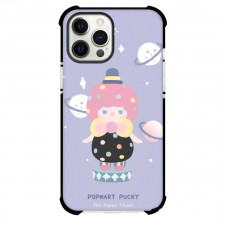 Pop Mart Pucky For iPhone Samsung Galaxy Pixel OnePlus Vivo Xiaomi Asus Sony Motorola Nokia - Pucky Happy Clown Purple Background