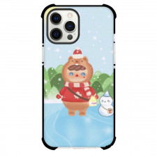 Pop Mart Pucky For iPhone Samsung Galaxy Pixel OnePlus Vivo Xiaomi Asus Sony Motorola Nokia - Pucky Portrait Snow Background