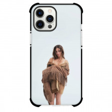 Addison Rae Phone Case For iPhone Samsung Galaxy Pixel OnePlus Vivo Xiaomi Asus Sony Motorola Nokia - Addison Rae Wearing Brown Jacket White Background