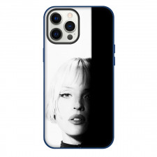 Angele Phone Case For iPhone Samsung Galaxy Pixel OnePlus Vivo Xiaomi Asus Sony Motorola Nokia - Angele Half Face Black And White Portrait Poster