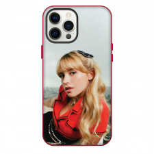 Angele Phone Case For iPhone Samsung Galaxy Pixel OnePlus Vivo Xiaomi Asus Sony Motorola Nokia - Angele Sitting In Red Black Outfit Poster
