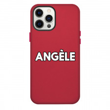 Angele Phone Case For iPhone Samsung Galaxy Pixel OnePlus Vivo Xiaomi Asus Sony Motorola Nokia - Angele Text Logo Sticker