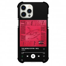 ATEEZ Phone Case For iPhone Samsung Galaxy Pixel OnePlus Vivo Xiaomi Asus Sony Motorola Nokia - ATEEZ THE WORLD EP FIN WILL Album Cover Spotify Library Poster