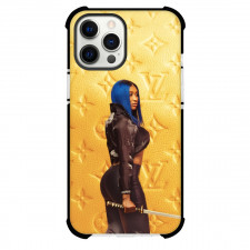 Aya Nakamura Phone Case For iPhone Samsung Galaxy Pixel OnePlus Vivo Xiaomi Asus Sony Motorola Nokia - Aya Nakamura Side Portrait Holding Katana