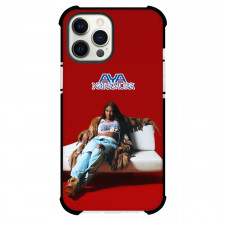 Aya Nakamura Phone Case For iPhone Samsung Galaxy Pixel OnePlus Vivo Xiaomi Asus Sony Motorola Nokia - Aya Nakamura Sitting Red Background Billboard France Magazine Cover