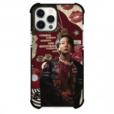 BTS J-Hope Phone Case For iPhone Samsung Galaxy Pixel OnePlus Vivo Xiaomi Asus Sony Motorola Nokia - J-Hope Lipstick Mark Red Tone Collage Poster