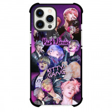 BTS Jimin Phone Case For iPhone Samsung Galaxy Pixel OnePlus Vivo Xiaomi Asus Sony Motorola Nokia - Jimin Kitty Gang Pink Black Collage Poster