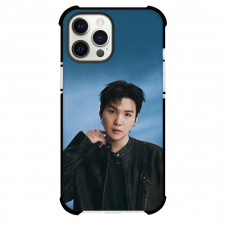 BTS SUGA Phone Case For iPhone Samsung Galaxy Pixel OnePlus Vivo Xiaomi Asus Sony Motorola Nokia - SUGA Portrait On Blue Background