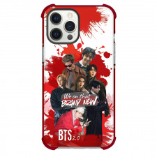 BTS Phone Case For iPhone Samsung Galaxy Pixel OnePlus Vivo Xiaomi Asus Sony Motorola Nokia - BTS We On That Brand New Red Splash Poster