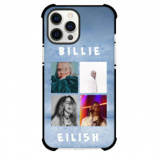 Billie Eilish Case For iPhone Samsung Galaxy Pixel OnePlus Vivo Xiaomi Asus Sony Motorola Nokia - Portrait Collage On Blue Background