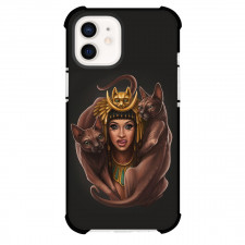 Cardi B Phone Case For iPhone Samsung Galaxy Pixel OnePlus Vivo Xiaomi Asus Sony Motorola Nokia - Cardi B Egyptian Portrait On Black Background